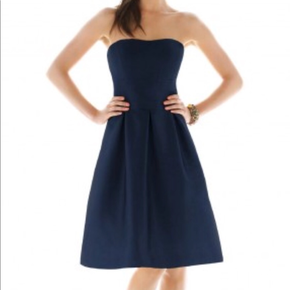 Alfred Sung Strapless Dress